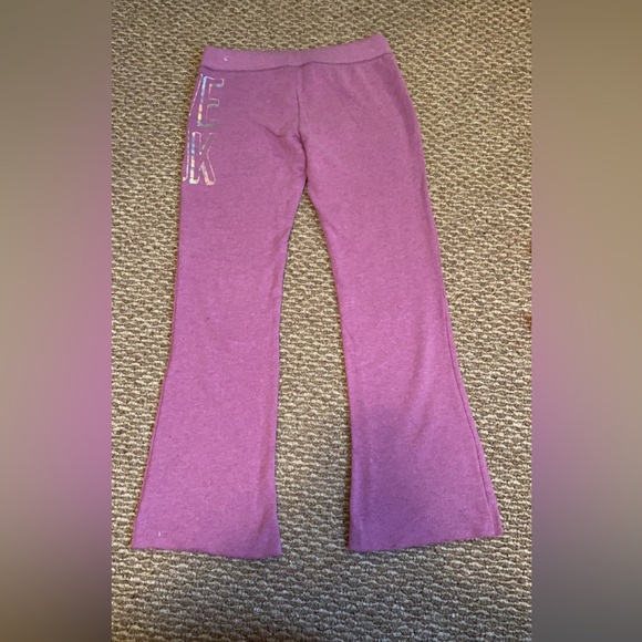 2 pairs of pink sweat pants one pair are used the other NWT! Both are mediums. - Picture 6 of 7